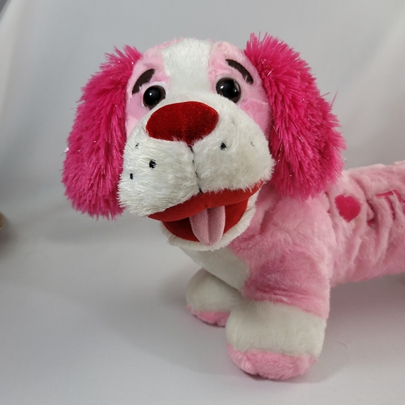 Dan Dee Collectors Choice I❤️U This Much Pink Dog Plush Plushie Stuffed Animal - Picture 13 of 14